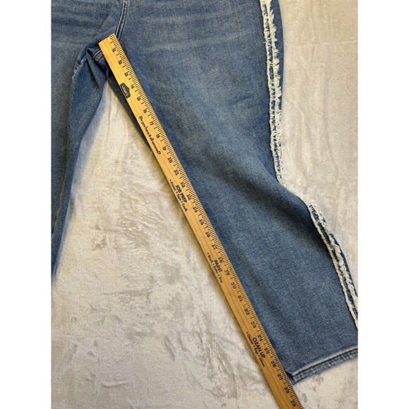 Judy Blue Jeans Size 16W Jonesborough High Rise Fray Detail Slim Fit JB88461 - Picture 4 of 16